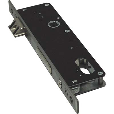 Serratura Montante Infilare 530 Omec B.Q Inox F.Mm 16 F.Ovale M1+Scr E.Mm 30