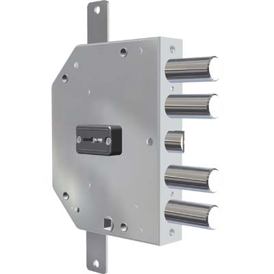 Serratura Metallo Applicare 2155 Mrx Cr Dm M4 Tripl+Scr Ip.Mm 28 E.Mm 60 Sx