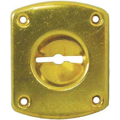 Mostrina Rettangolare Doppia Mappa 31 Cr Ottone Incavo Mm 8 Mm 46X30