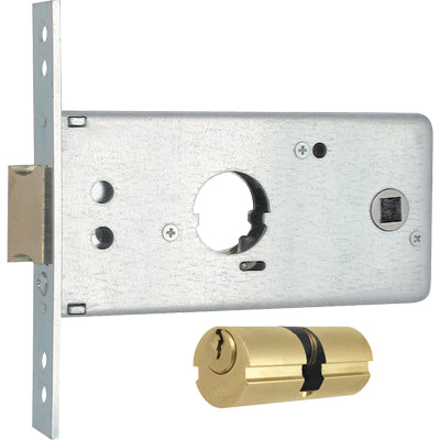 Serratura Metallo Infilare 288600 Mg - B.Q Zinc F.20 F.Tondo M1+Scr+Q8 H.64 E.60 Cf=Pz 2- 1 Confezioni