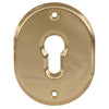Mostrina Porta Blindata 316L Cipierre - F.Sagom Ottone Oro Mm 90X70- 5 Pezzi