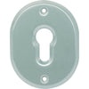 Mostrina Porta Blindata 316L Cipierre - F.Sagom Ottone Cromo Satinato Mm 90X70- 5 Pezzi