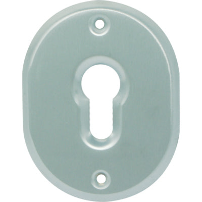 Mostrina Porta Blindata 316L Cipierre - F.Sagom Ottone Cromo Satinato Mm 90X70- 5 Pezzi