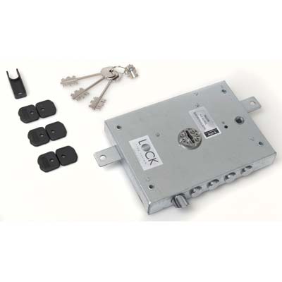Serratura Metallo Applicare Ser 611 Dierre Atra Dm M4 Tripl+Scr Ip.Mm 28 E.Mm 63 Sx