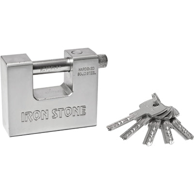 Lucchetto Antiscasso Ssu-Is Ilsa - Acciaio Carbonitrurato Cromato Chiavi 5 Mm 94 Ka2- 6 Pezzi