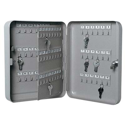 Cassetta Portachiavi Acciaio Verniciato Chiavi 2 Cm 16X20X7 Chiavi 20