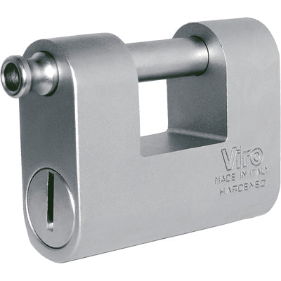 Lucchetto Antiscasso Monolith Viro Acciaio Carbonitrurato Chiavi 2 Mm 87