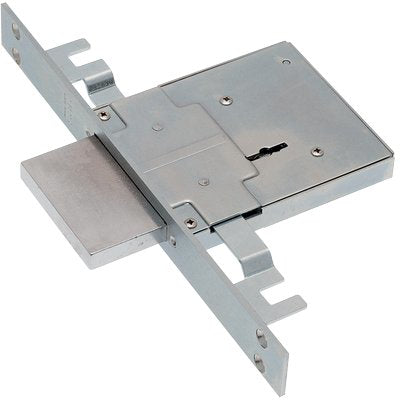 Serratura Metallo Infilare 450/3S Sab B.Q Zinc F.Mm 25 Dm M4 Tripl H.Mm 90 E.Mm 60