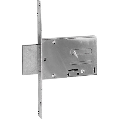 Serratura Metallo Infilare 661 Iseo B.Q Zinc F.Mm 25 Dm M4 H.Mm 82 E.Mm 70