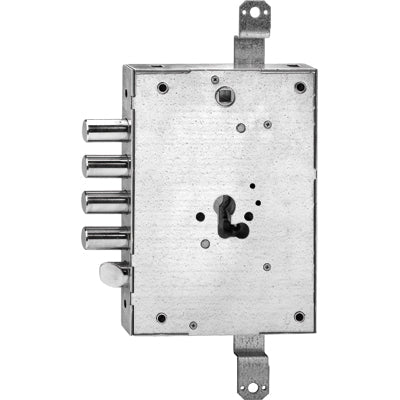 Serratura Metallo Applicare 668G01 Iseo F.Sagom M2 Tripl+Scr Ip.Mm 28 E.Mm 63 (Mottura)