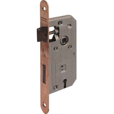 Serratura Patent B.Tondo Bronzato 042T Bonaiti I.Mm 70 F.Mm 22 E.Mm 60