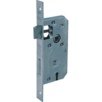 Serratura Patent B.Quadro Nichelato 042P Bonaiti - I.Mm 70 F.Mm 22 E.Mm 50- 5 Pezzi