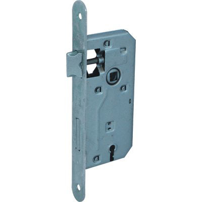 Serratura Patent B.Tondo Nichelato 042T Bonaiti - I.Mm 70 F.Mm 22 E.Mm 45- 5 Pezzi