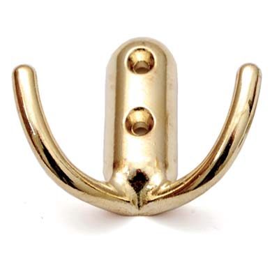 Appendiabiti A Muro Bigancio Pronty - Zama Ottone Lucido- 12 Pezzi