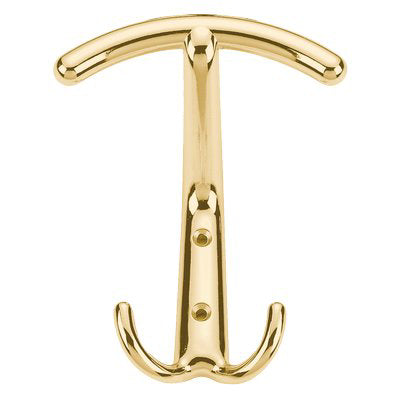 Appendiabiti Giove - Zama Ottone Lucido Mm 115X100- 5 Pezzi