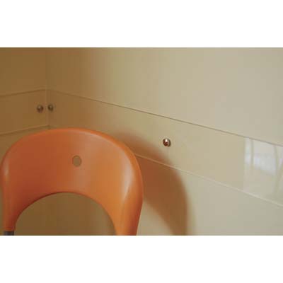 Paracolpi Battisedia Vetro Sintetico - Polistirolo Trasp. Cm 80X12 Con Fori- 10 Pezzi