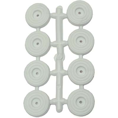 Gommino Sottosedia Pronty - Bianco D.Mm 25 + Vite Cf=Pz 8- 12 Confezioni