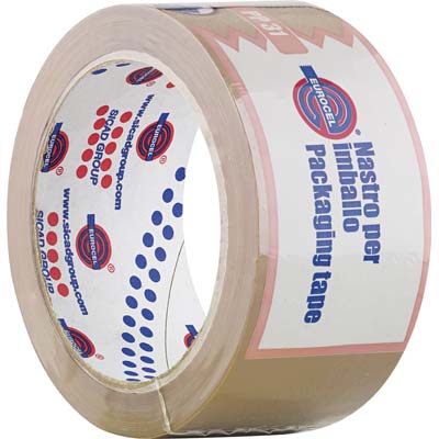 Nastro Imballo Avana Pp 31 Tb Eurocel - Ppl Mm 50 Ml 66- 36 Pezzi