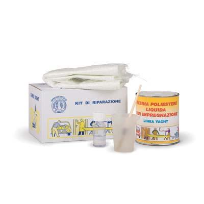 Fibroresina In Kit Lana Vetro Pennello E Ciotola Ml 750