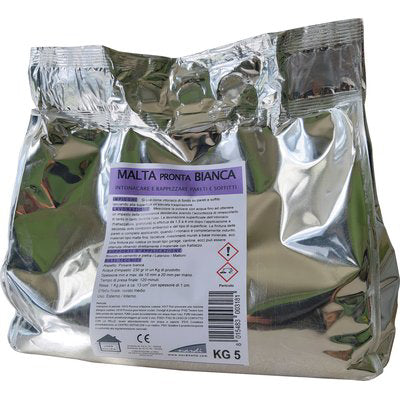 Intonaco Pronto Bianco Briko Line - Kg 5- 5 Pezzi