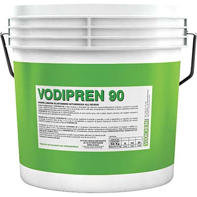 Guaina Liquida Vodipren 90 Vodichem - Nero Kg 1- 9 Pezzi