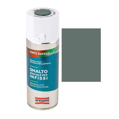 Smalto Spray Tinta Raffaello Arexons - 3201 Grigio Metallizzato Ml 400- 6 Pezzi