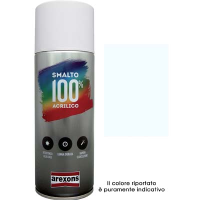 Smalto Spray Acril Color Arexons - Bianco Elettrodomestici Ml 400- 6 Pezzi