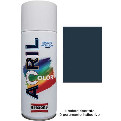 Smalto Spray Acril Color Arexons - Grigio Antracite Ral 7016 Ml 400- 6 Pezzi