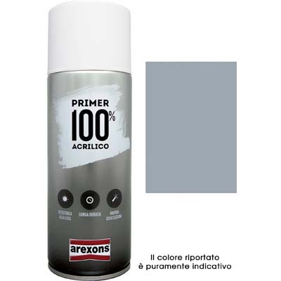 Fondo Spray Speciale Antiruggine Arexons - Antiruggine Grigio Ml 400- 6 Pezzi