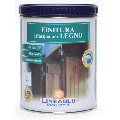 Finitura Acqua Lineablu Sayerlack Hf2040 Trasparente Satinato Ml 750