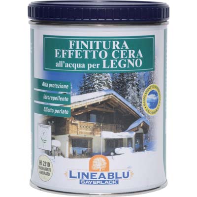 Finitura Cerosa Acqua Lineablu Sayerlack Hi2310 Trasparente Ambrato Ml 750