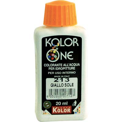 Colorante Acqua Kolorone - 213 Giallo Sole Ml 20- 12 Pezzi