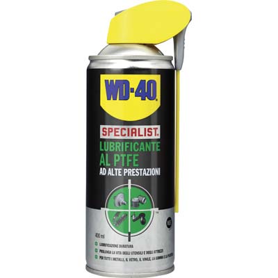 Lubrificante Ptfe Spray Wd-40 Specialist - Alte Prestazioni Ml 400- 2 Pezzi