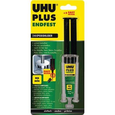 Uhu Plus 90 Minuti Verde Bicomponente Siringa Ml 14/Gr 15