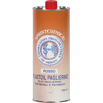 Olio Paglierino Plastoil - Rosso Lt 1- 12 Pezzi