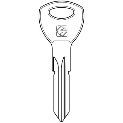 Chiave Piatta Abus Ab105R Silca - Acciaio Nichelato- 5 Pezzi