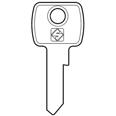 Chiave Piatta L&F Lf42R Silca - Acciaio Nichelato- 10 Pezzi