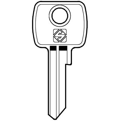 Chiave Piatta L&F Lf4R Silca - Acciaio Nichelato- 10 Pezzi