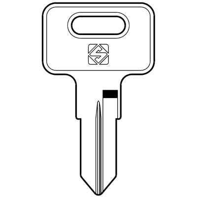 Chiave Piatta Mobella Mbl1 Silca - Acciaio Nichelato- 10 Pezzi