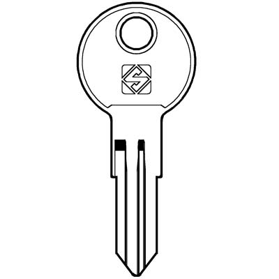 Chiave Piatta Cina Rc5R Silca - Acciaio Nichelato- 10 Pezzi