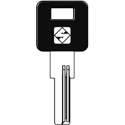 Chiave Punzonata Master Ms20P Silca Ottone Nichelato