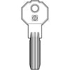 Chiave Punzonata Prefer Pf20 Silca - Ottone Nichelato- 5 Pezzi