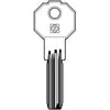 Chiave Punzonata Prefer Pf21 Silca - Ottone Nichelato- 5 Pezzi