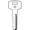Chiave Punzonata Taroni Tar16R Silca - Ottone Nichelato- 5 Pezzi