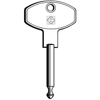 Chiave A Croce Omec Xom2 Silca - Acciaio Nichelato- 2 Pezzi