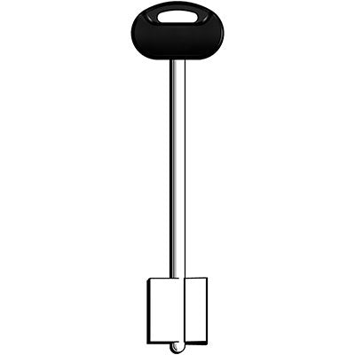 Chiave Doppia Mappa Mottura 92188 Originale - Serie 20 Ottone Nichelato- 5 Pezzi