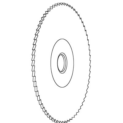 Fresa Duplicatrice Silca Mm 80X1,5X22