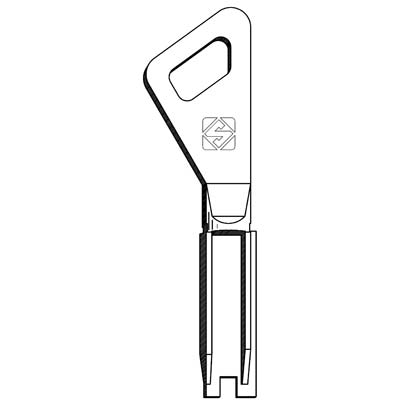 Chiave Piatta Fichet Ft500 Silca Ottone Nichelato
