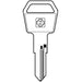 Chiave Piatta Alubox Alu1 Silca - Ottone Nichelato- 10 Pezzi