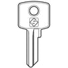 Chiave Piatta Cas Cis4 Silca - Ottone Nichelato- 10 Pezzi